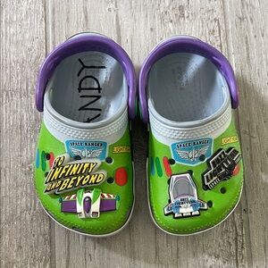 Toddler Buzz Lightyear Crocs, Size 6